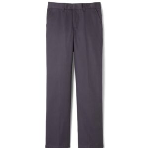 AK80B – Flat Front Adjustable Waist Boys Pant, Khaki, Navy. Black