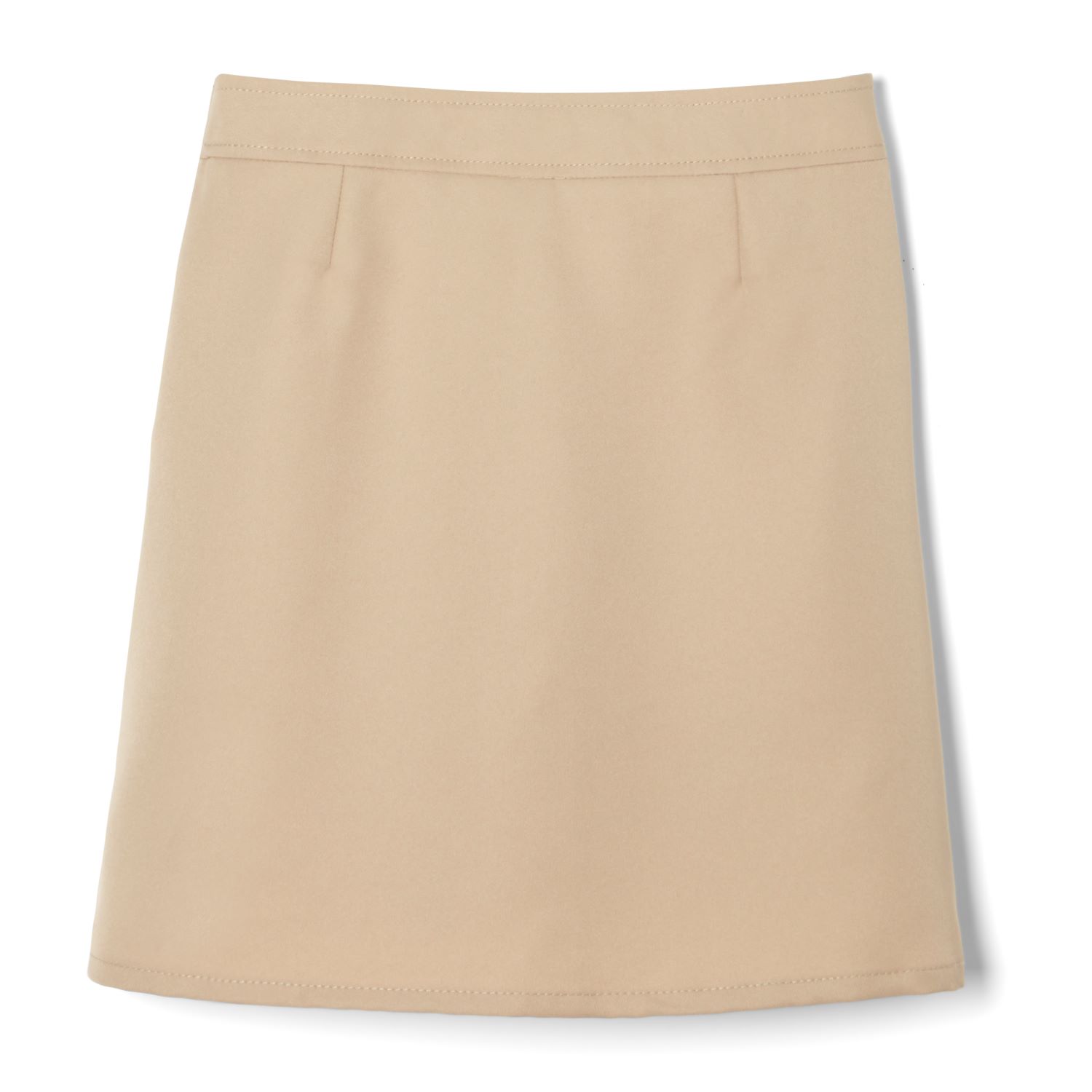 AK03G – Girls Front Pleated Skort with Buckle – Khaki and Navy ...