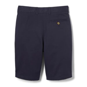 AKB76 -Boys’ Flat Front Stretch Twill Short classic fit- Navy, Grey