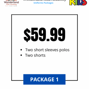 Package 1 – 2 Polos and 2 Shorts
