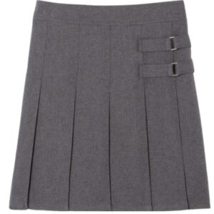AK03G – Girls Front Pleated Skort with Buckle