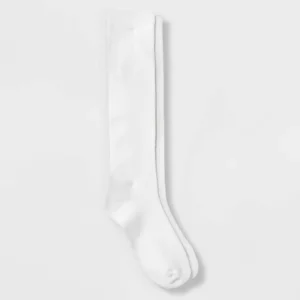 High Knee socks – pack of 2 pairs – available in navy and white