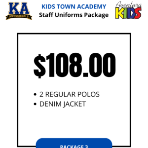 KA Staff Package 3 – 2 regular polos and a Denim Jacket