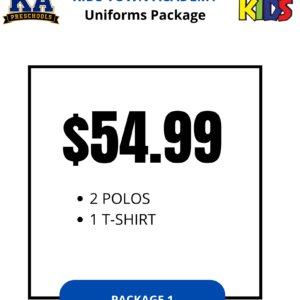 KA Students Package 1 – 2 Polos and 1 T-shirt
