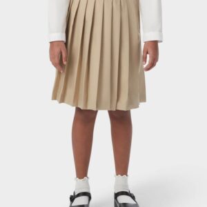 SV00G – All Around Pleated Skirt for Girls – Adjustable Waist – Navy, Khaki(Copy)